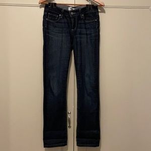Paige dark wash jeans size 28